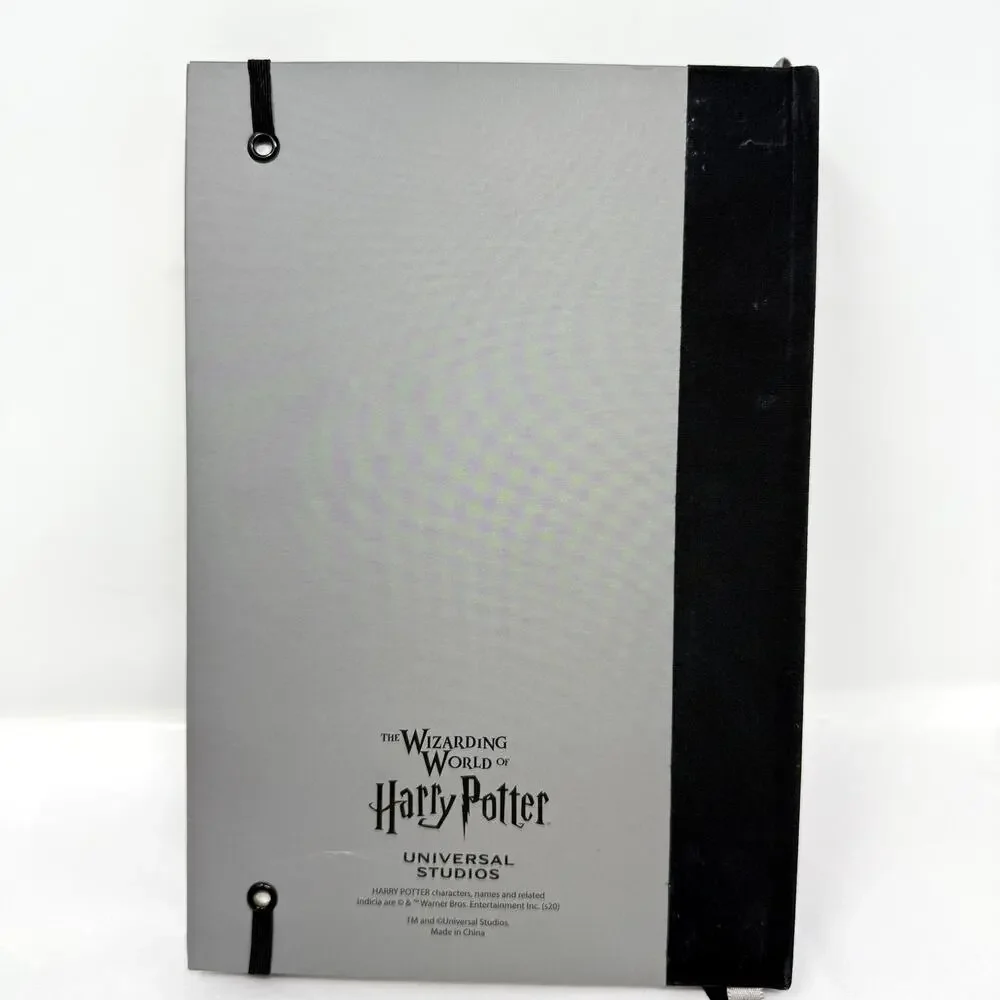 Universal Studios Harry Potter Hogwarts Alumni Journal Notebook Gray Crest
